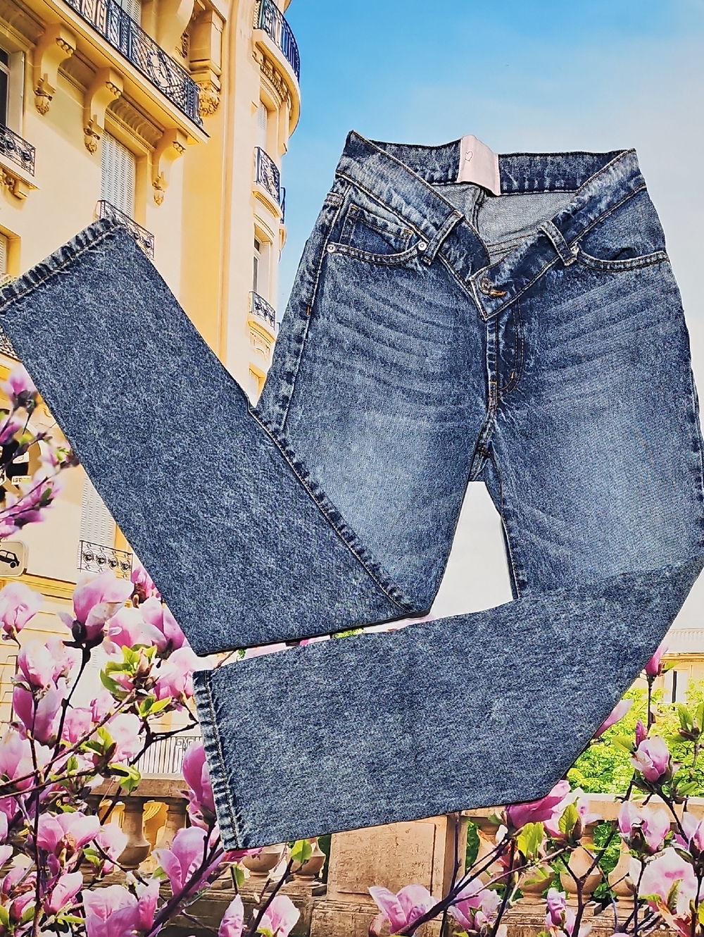 REVICE Acid Wash Straight Leg Women's Jeans Size 23